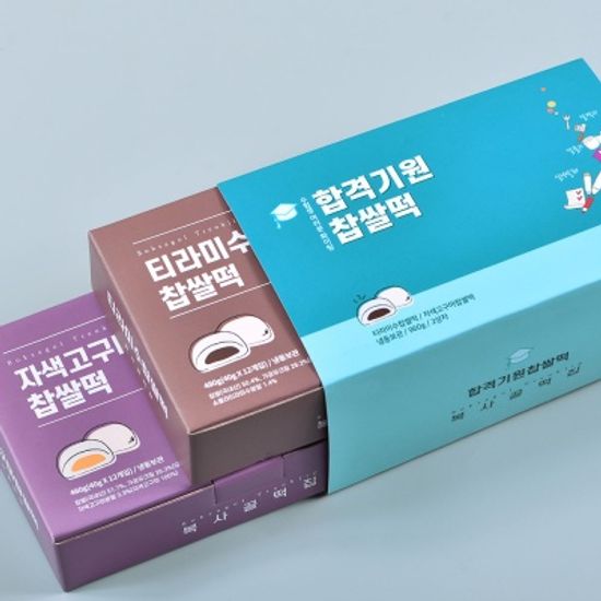 수라당 합격기원 찹쌀떡2종세트(티라미수&자색고구마)