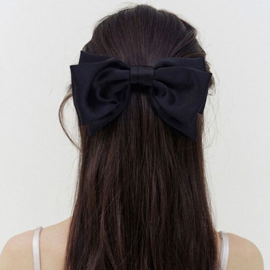 [입점특가] KINDABABYrosy silky black ribbon pin