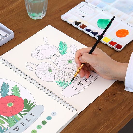 색을 칠하다 - 숫자 컬러링 북① (색칠하기 드로잉)