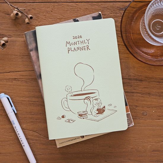 오첵 2026 날짜형 먼슬리플래너 B6