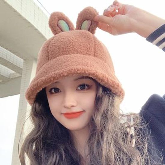 키츤 귀요미 따뜻한 퍼 벙거지 버킷햇 겨울모자