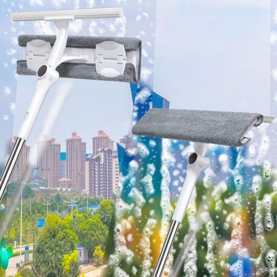 유리창 청소 밀대걸레 물걸레 스퀴지 밀대 2in1 L636