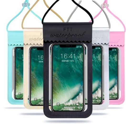 TPU 스마트폰 더블벨크로 휴대폰 방수팩 방수케이스