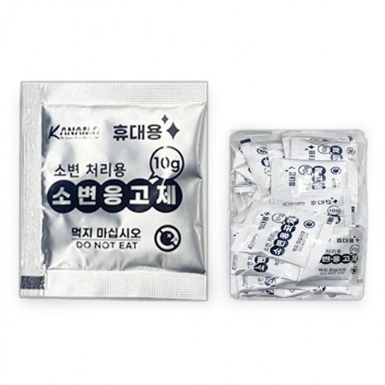 카나모 대용량 소변응고제 10g 캠핑 야외 변기 휴대용