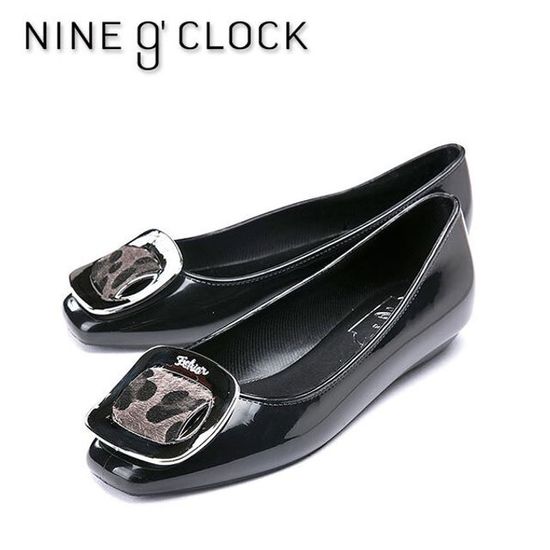 나인어클락 클래식 플랫슈즈 블랙(W921B84)
