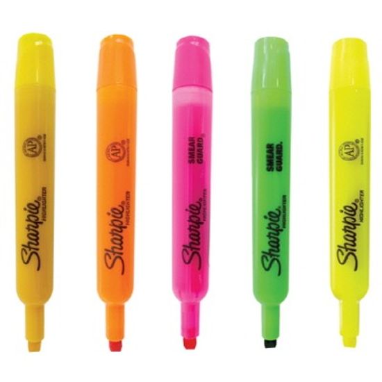 샤피(Sharpie) 액센트 형광펜(Tank식/대용량)