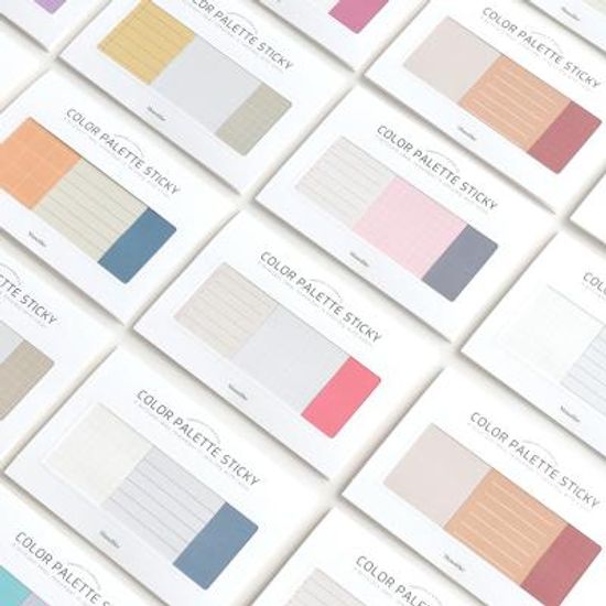 컬러 팔레트 스티키 플랜 300 점착메모지