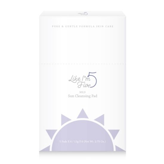 마일드 선클렌징 패드 박스형(5X6매입)