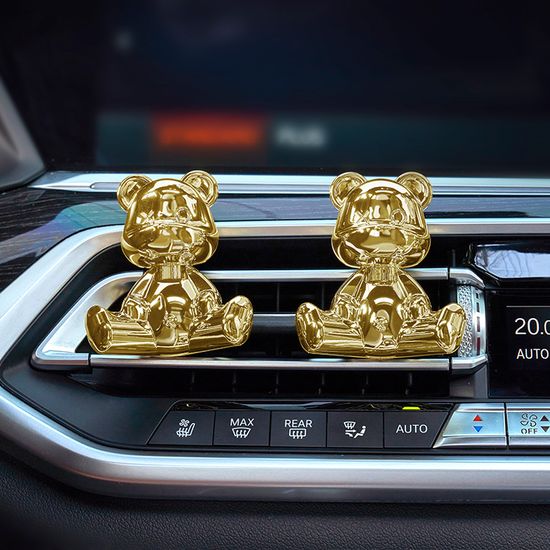  카리보 허그베어 차량용방향제 ver.1 크롬버전