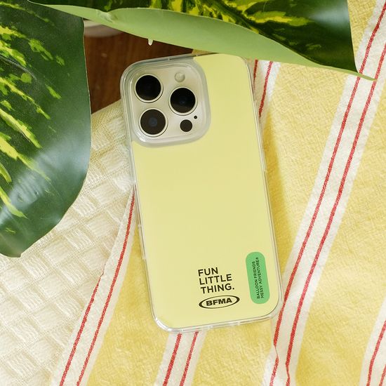 FLT 라이트옐로우 젤하드 폰케이스