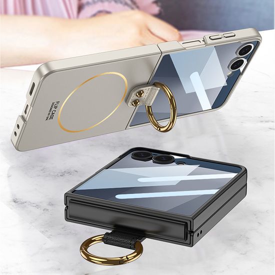 갤럭시 z플립7 맥세이프 전면 액정 풀커버 링 케이스