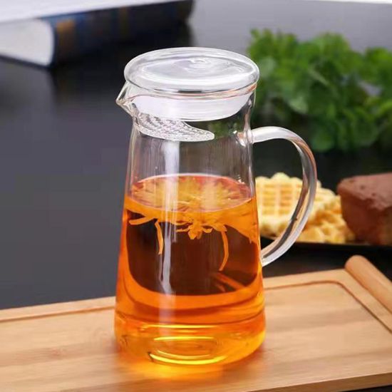 바른 내열 유리 차포트 저그 물병 유리티 주전자