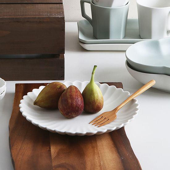  시라쿠스 네이처 무광 앞접시 7인치 4p 세트 2종 택1