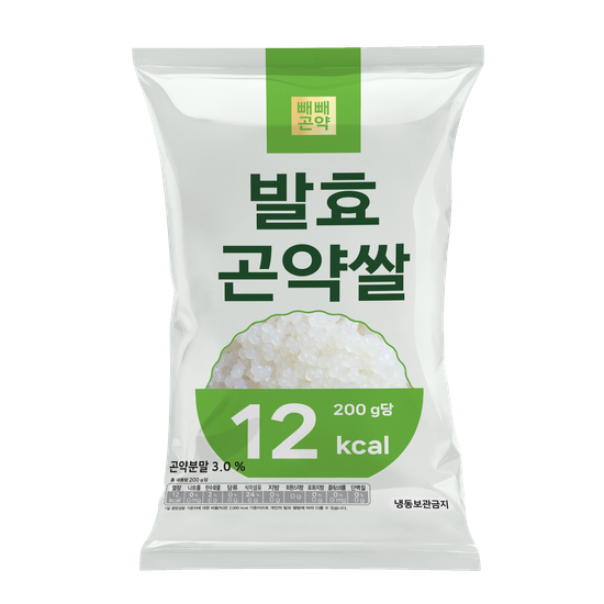 빼빼곤약 발효곤약쌀 200g x 10팩 (100g당 6kcal)