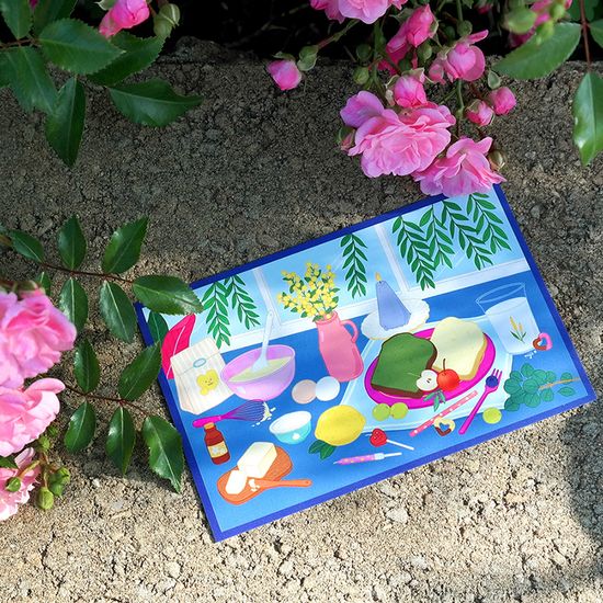 홈베이킹_파운드 케이크 / 엽서