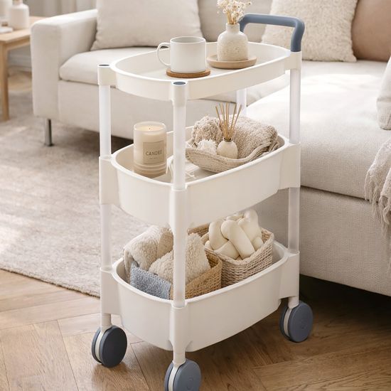 모던 리빙카트 3단 이동식 트롤리