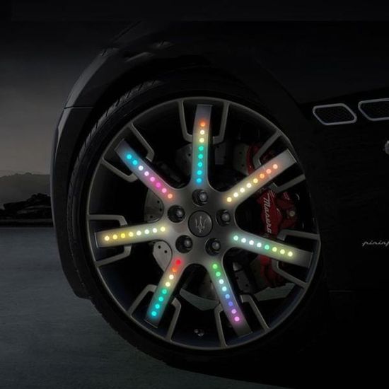 차량용 바퀴 야간 안전 스티커 오토바이 스티커 A500