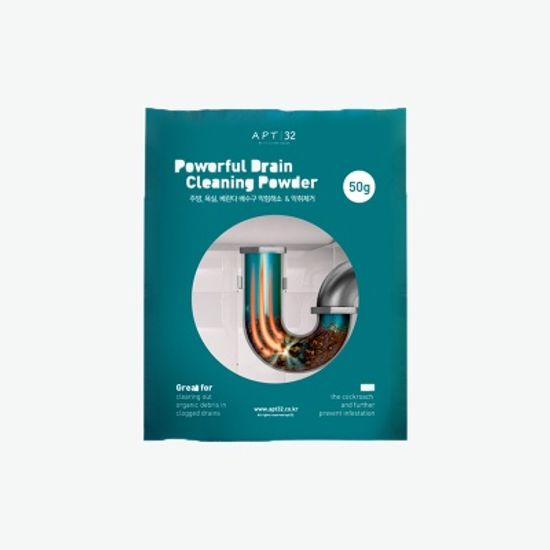 아파트32 배수구 세정제 1P 세면대 배수관 클리너