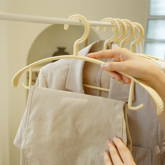 프리미엄 와이드 어깨뿔방지 옷걸이 10P니트 정장걸이