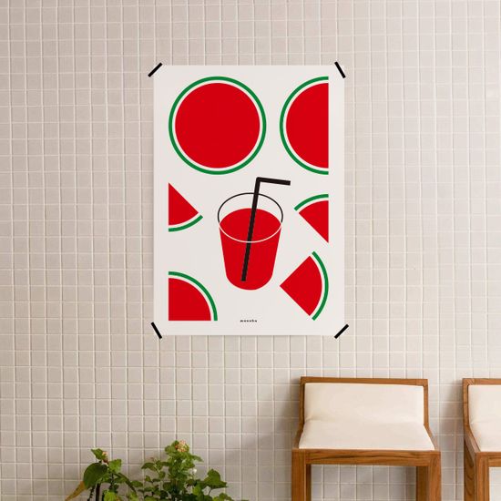 여름맛 수박 주스 M 인테리어 디자인 포스터 카페