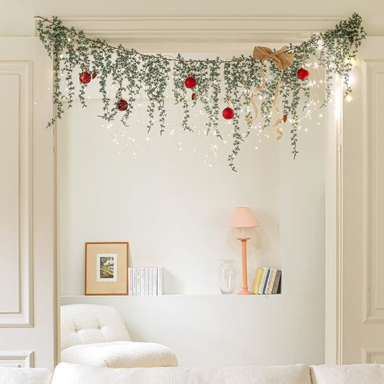 크리스마스 가랜드 벽트리 LED 225구 전구