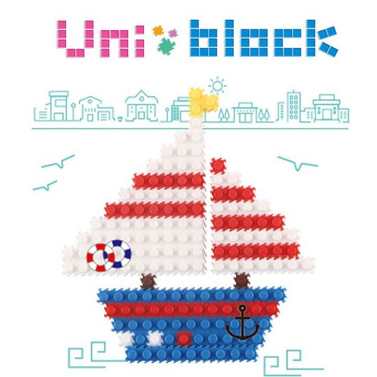 유니블럭 탈것 만들기 돛단배 (UB015) G60(WFFQ597)
