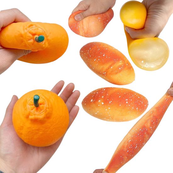 재미있는 한라봉 빵 슬라임 스퀴시 말랑이 스트레스볼