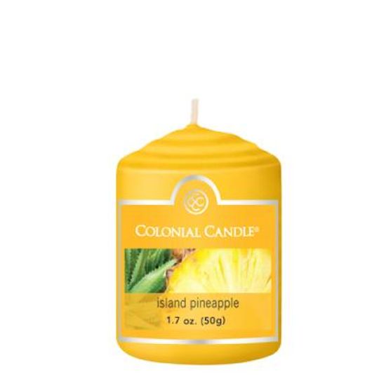 COLONIAL CANDLE 1714 보티브 캔들 1.7oz 섬의 파인애플