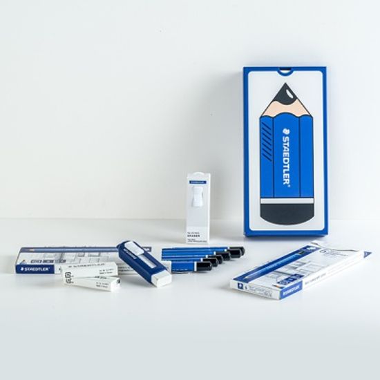 스테들러 점보 연필 & 525슬라이딩 지우개 세트