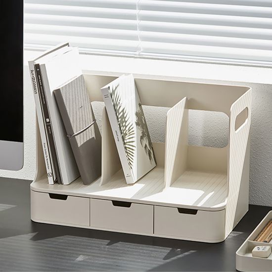 올리오 공간활용 수납정리함 책꽂이 서랍장 3단