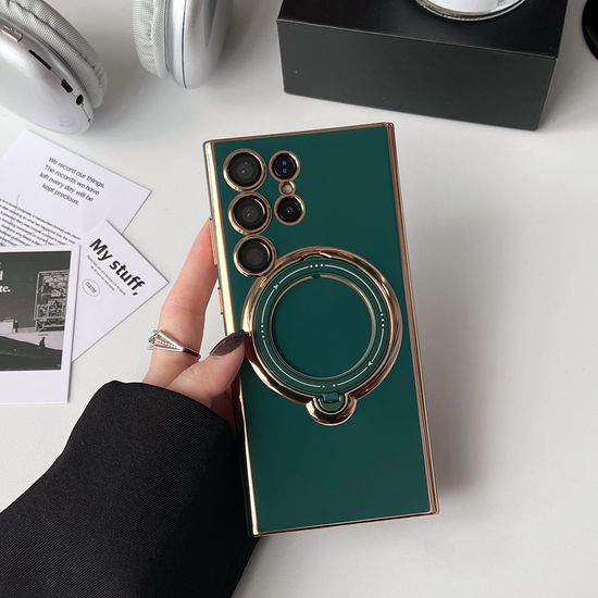갤럭시 s23 s22 골드 라인 거치대 링 실리콘 케이스