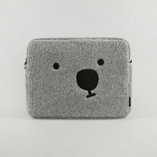 플러피 하찬 노트북 파우치_그레이(13/15/17인치)
