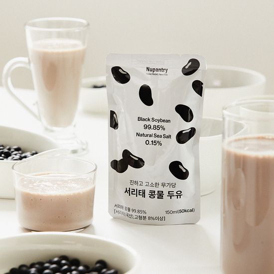 누팬트리 서리태 콩물두유 무가당 검은콩 150ml 15개