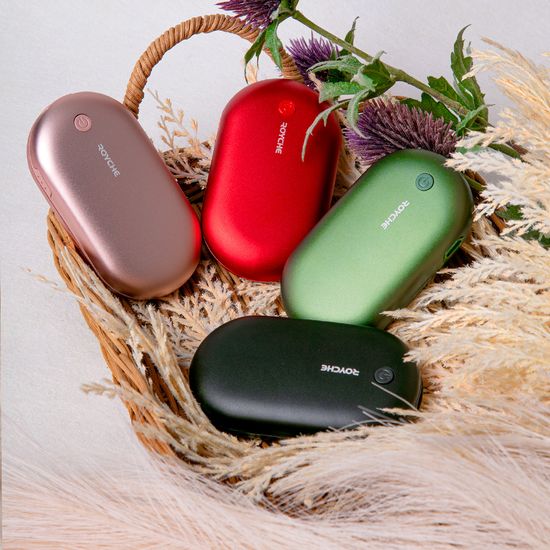 [연말특가] 로이체 손난로 보조배터리+파우치 3color