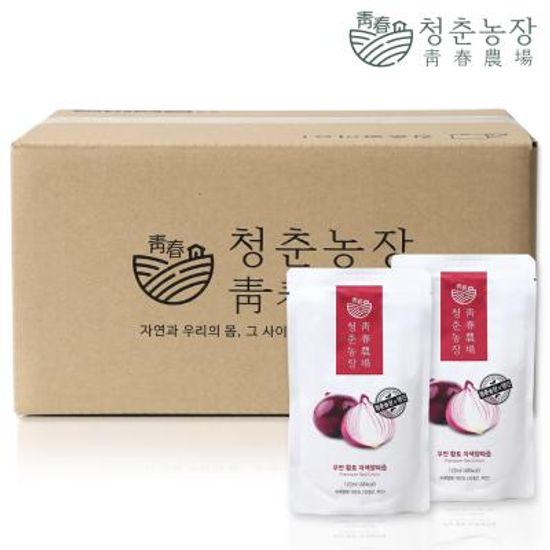 청춘농장 무안 자색 양파즙 실속포장 60포