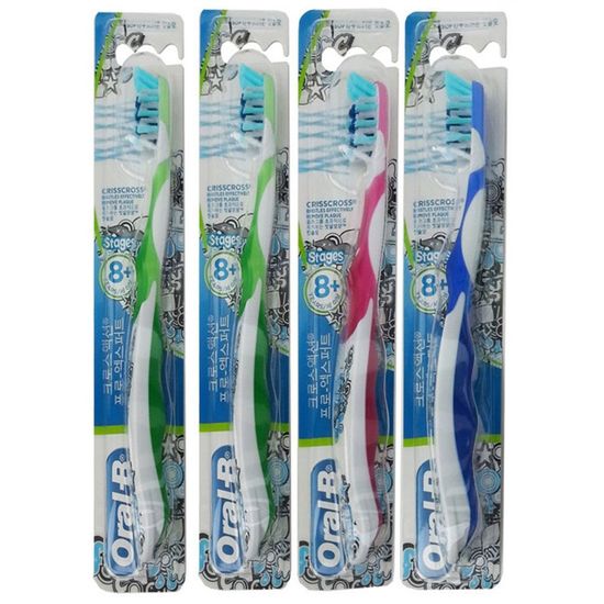 오랄비칫솔 4단계 4개 크로 W5BE54A