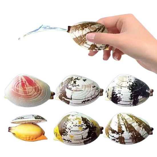 특이한 미니 조개 바지락 물총 수동 워터건 웃긴 선물