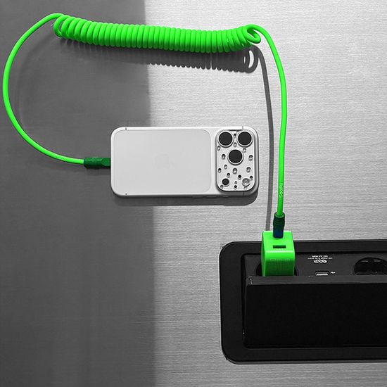 수피 비비드 컬러 실리콘 240W 초고속 케이블 C타입