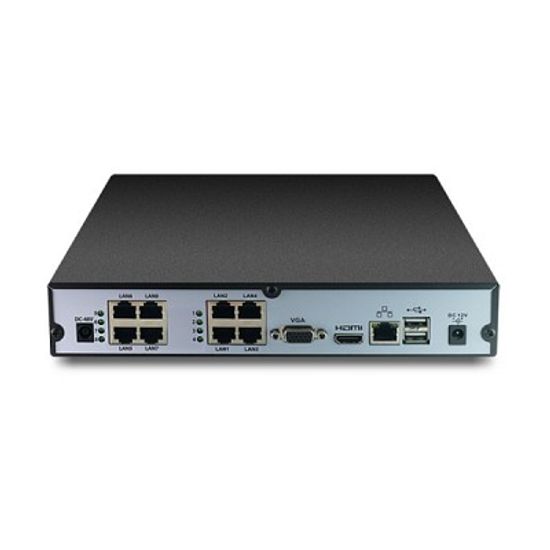 EasyN 네트워크 카메라 녹화 저장장치 8채널 NVR ESN-VR2 PoE (8대 동시 녹화 및 모니터링 / HDMI + VGA 동시 출력 / HDD 연결가능)
