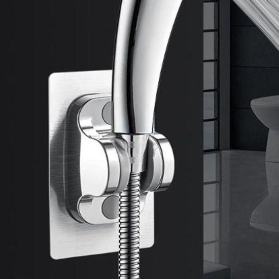 [와인앤쿡]간편부착 각도조절 샤워기거치대 1개