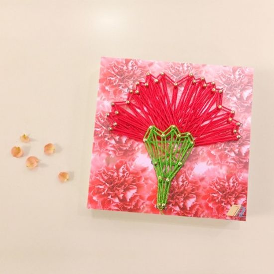 카네이션 스트링아트 만들기 패키지 DIY (스티커)