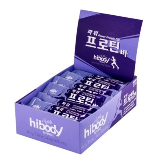 [파시코] 파워프로틴바(40g*20입) 단백질바 에너지바