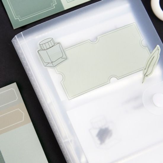 글입다 투명 명함집 명함케이스