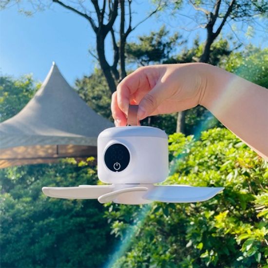 단풍나무 LED 무드등 타프팬 캠핑용 공기순환8000mAh