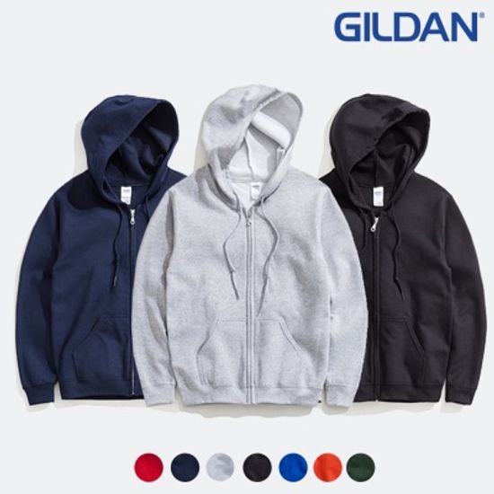 [길단모음전] 기모 무지 맨투맨 후드티 후드집업