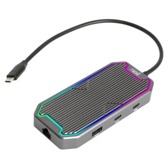 (NEXI) 넥시 7in1 Type-C RGB 멀티스테이션 (NX1201)