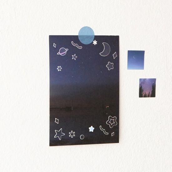 그레이스벨 홀로그램 라인 스티커 (3종)