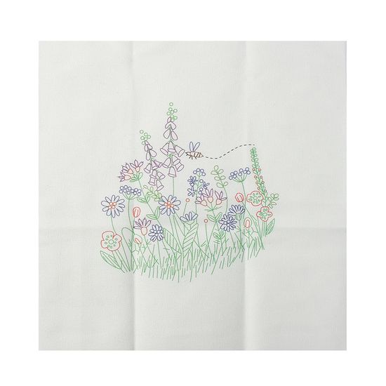 DIY 프랑스자수 패키지(꽃밭) 공예 자수도안 자수틀