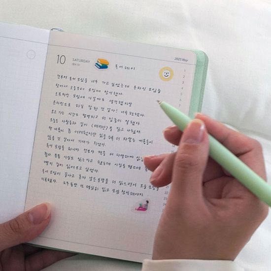 2025년 이야기다이어리 펜 스티커 세트 숏 1년