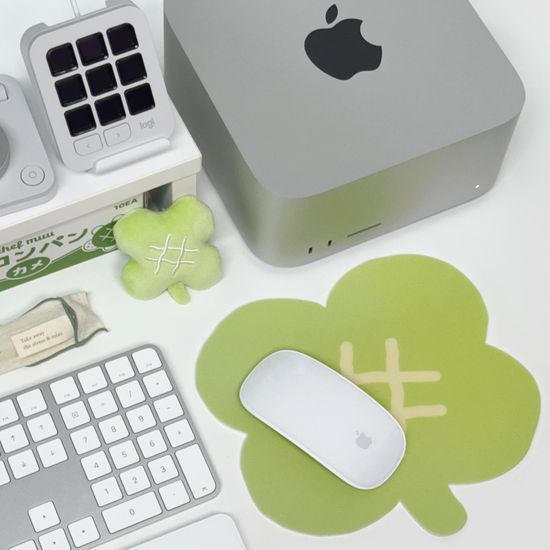 메론빵 클로버 마우스패드